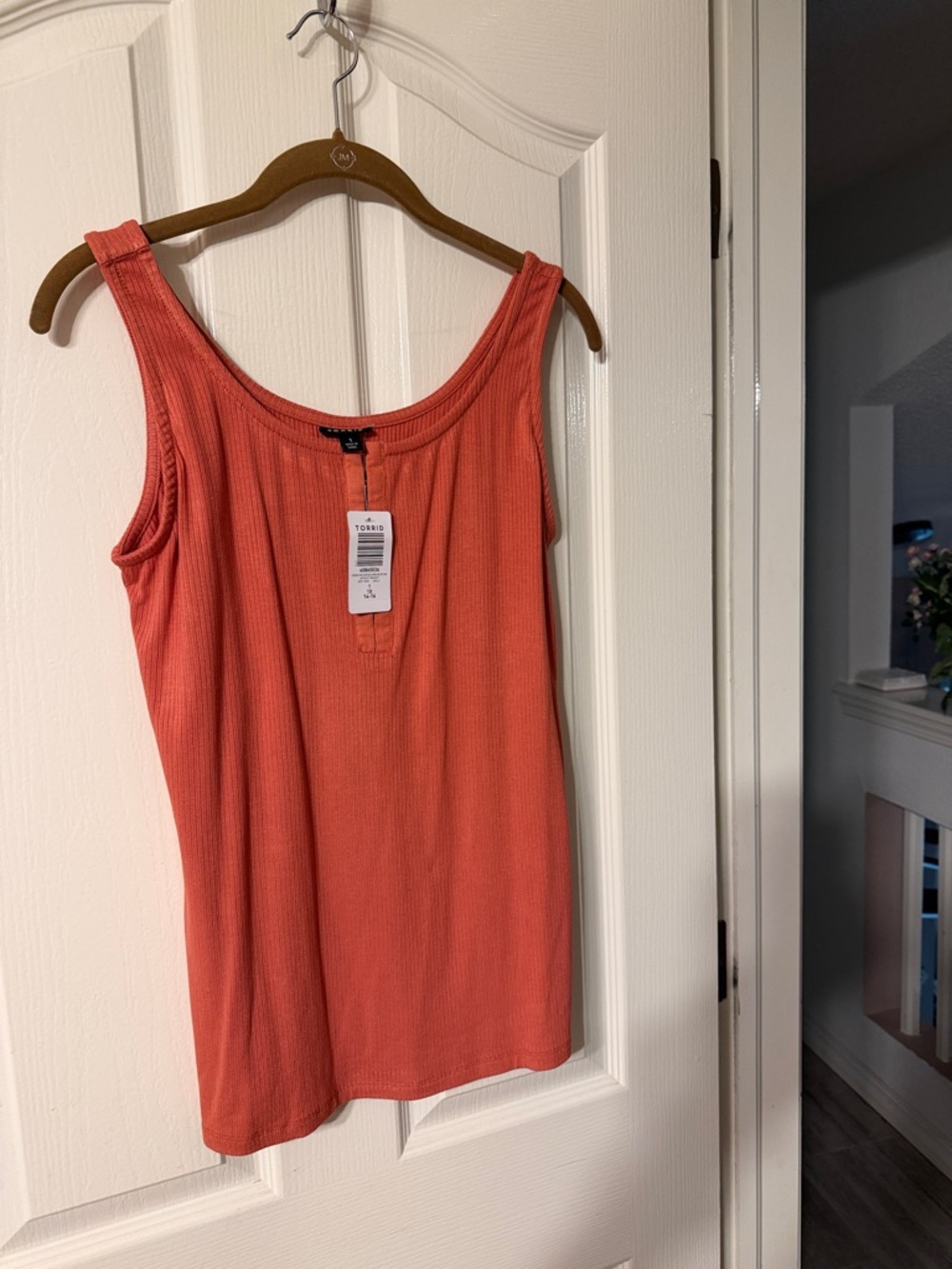 Torrid Classic Orange Hook and Eye Tank Top